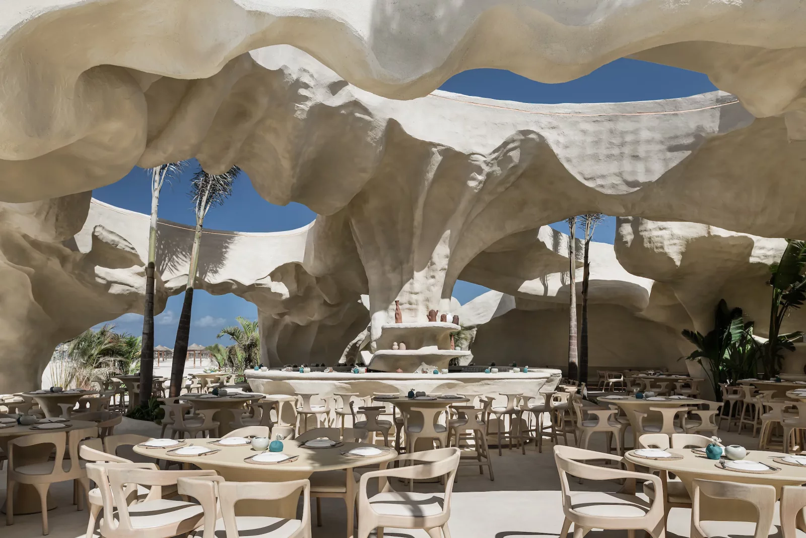 ESCĀ Playa turns Egypt’s North Coast into a sculptural seaside dining set
