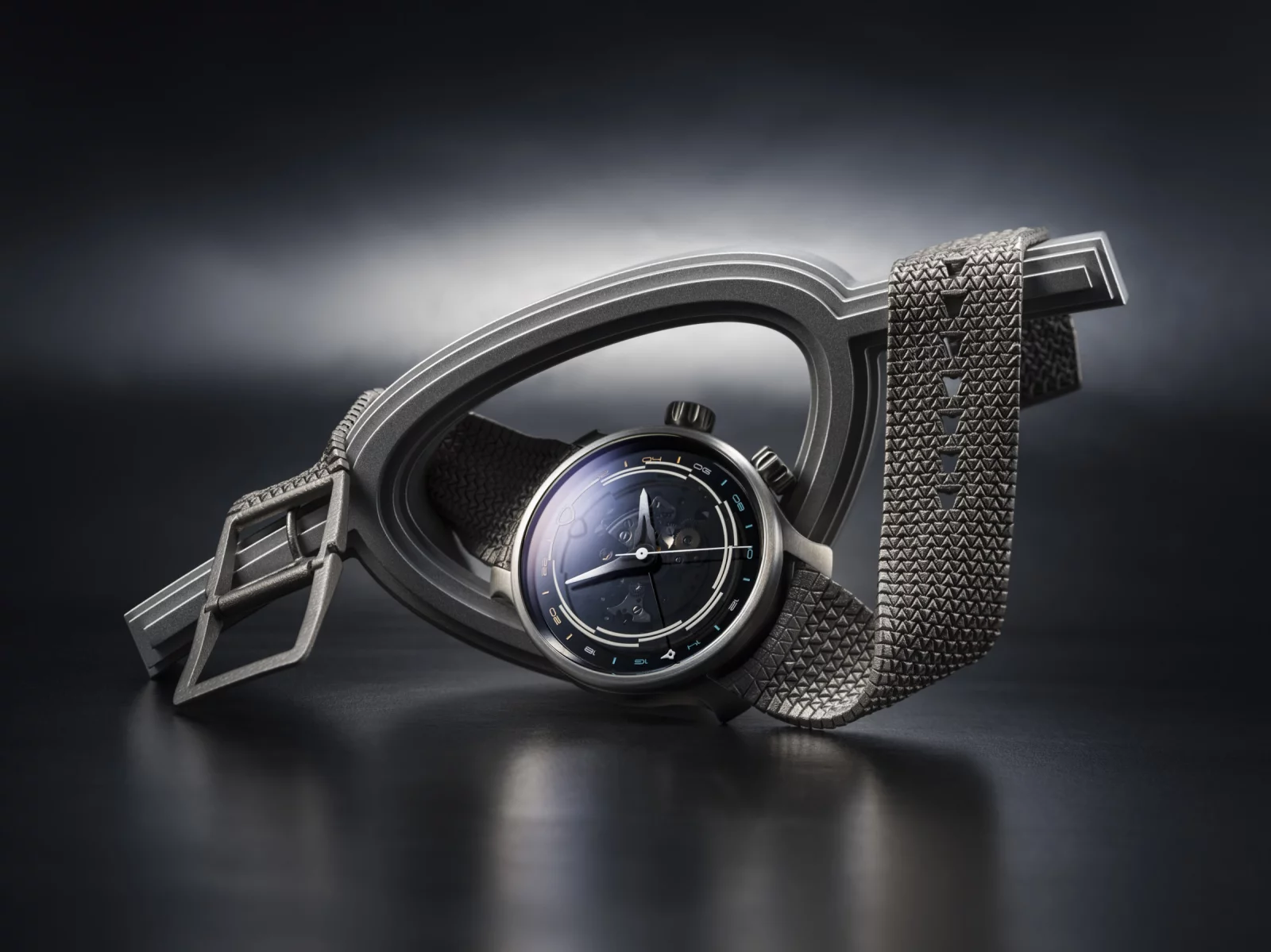 MING Polymesh turns titanium into a woven-looking watch strap